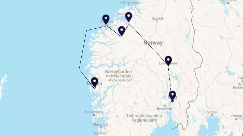 Norway map, norway travel, norway tour , norway holidays,